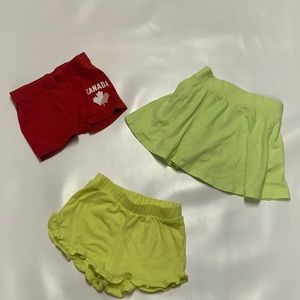 Girls short and skort bundle